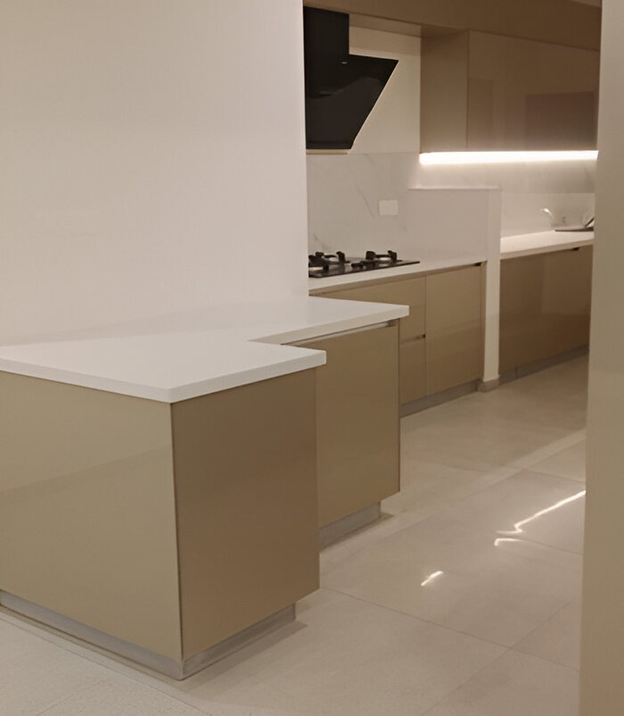Stylish custom vanity cabinets for bathrooms, tailored to individual preferences.
