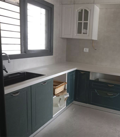 Stylish custom vanity cabinets for bathrooms, tailored to individual preferences.