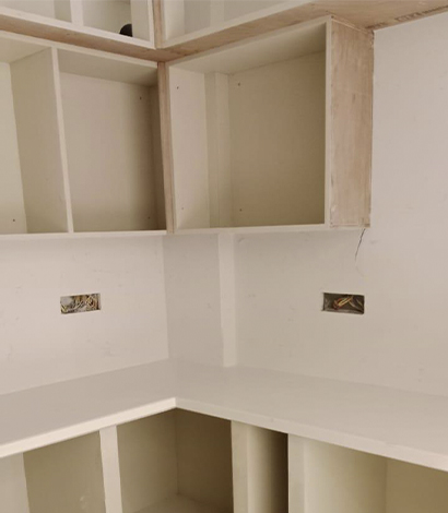  Premium wooden kitchen cabinets crafted for long-lasting utility and style.